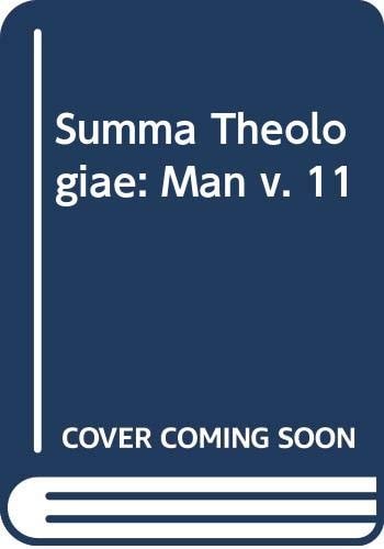 Cover of Summa Theologiae: 11 Man